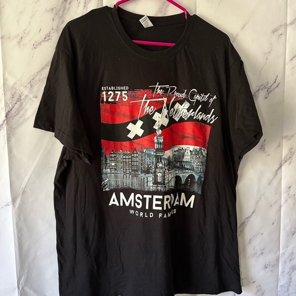 THE NETHERLANDS AMSTERDAM SHORT SLEEVE T-SHIRT XXL - Picture 3 of 7